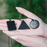 Shungite Pendant Set