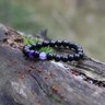 Shungite & Agate Couple Bracelet